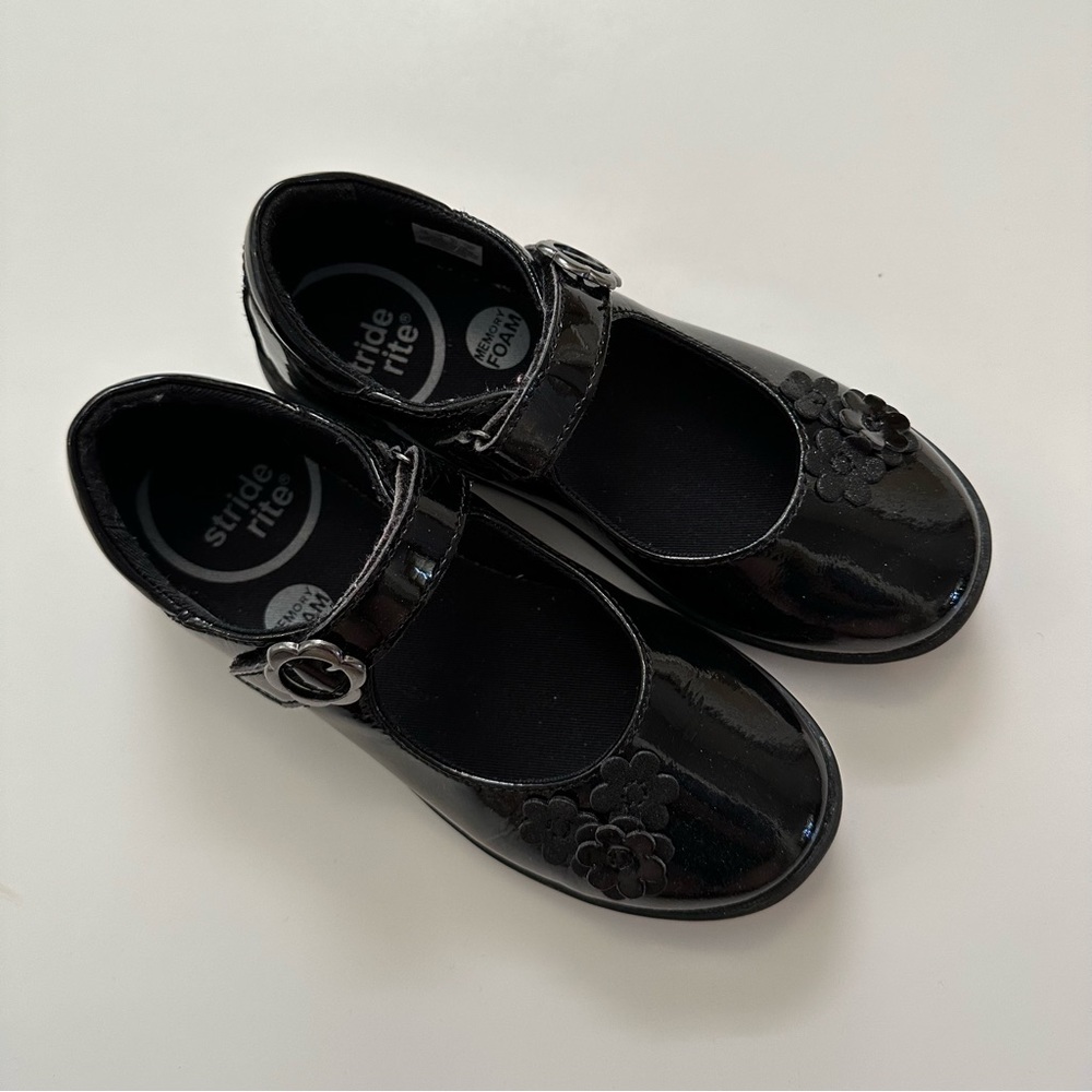 Stride Rite Black Patent Mary Janes